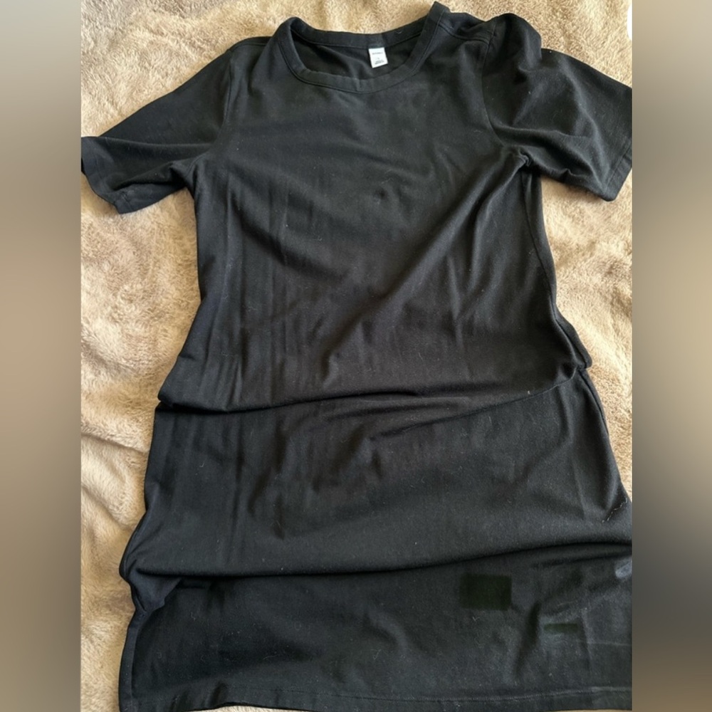 Old Navy Black Midi Dress